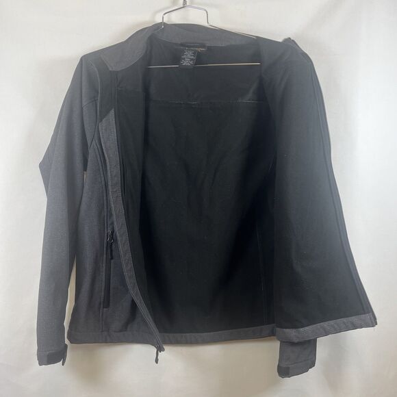 Free Country Men's Softshell Jacket Full Zip Lined All-Weather Gray Size S - Picture 5 of 6